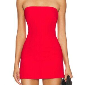 Lovers and Friends Red Strapless Mini Dress